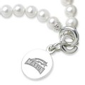 George Mason University Pearl Bracelet with Sterling Silver Charm - Image 2