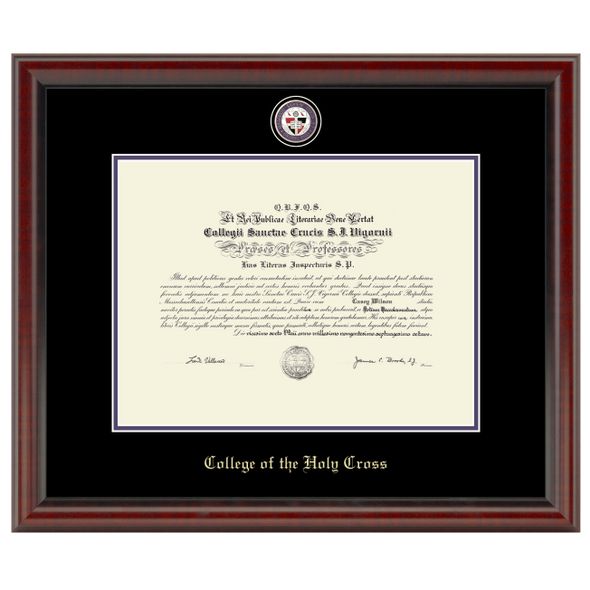 Holy Cross Diploma Frame - Masterpiece - Image 1