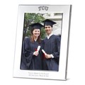 TCU Polished Pewter 5x7 Picture Frame - Image 1