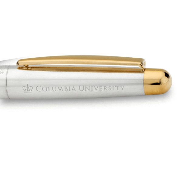Columbia University Fountain Pen in Sterling Silver with Gold Trim
