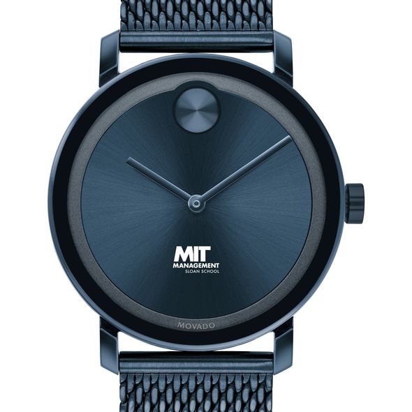 MIT Sloan Men's Movado Bold Blue with Mesh Bracelet - Image 1