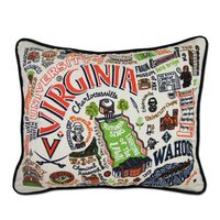 UVA Embroidered Pillow