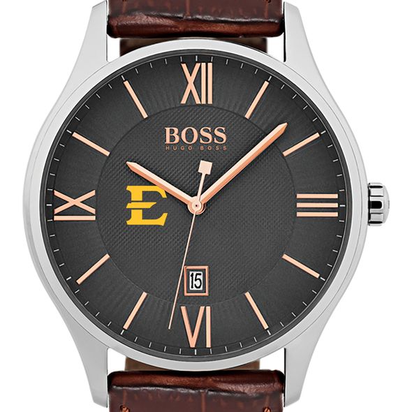 East Tennessee State University Men's BOSS Classic with Leather Strap from M.LaHart