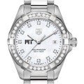 click to view MIT W's TAG Heuer Steel Aquaracer with MOP Dia Dial & Bezel - Image 1