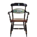 Hand-painted US Air Force Academy Campus Chair by Hitchcock - Image 1