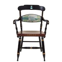 Hand-painted US Air Force Academy Campus Chair by Hitchcock