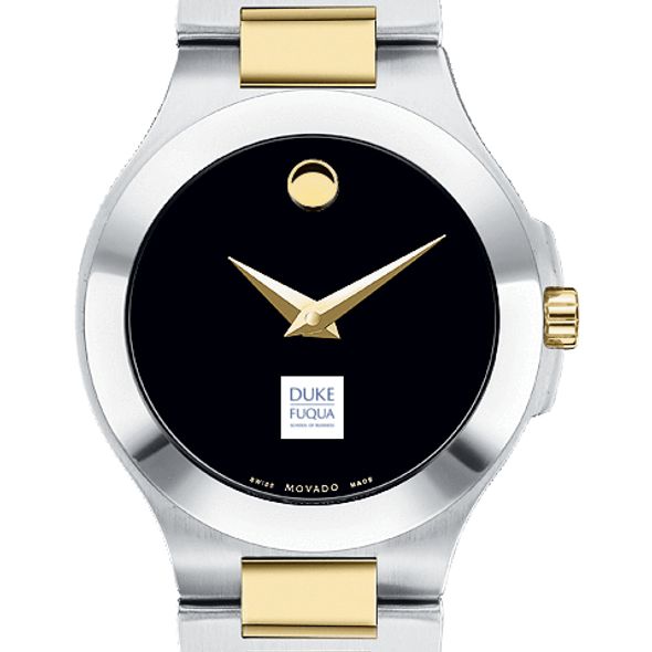 Duke Fuqua Women's Movado Collection Two-Tone Watch with Black Dial - Image 1