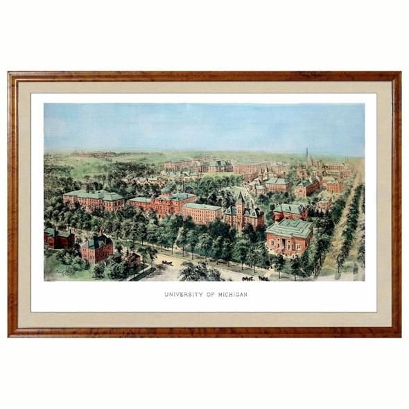 Historic University of Michigan Watercolor Print