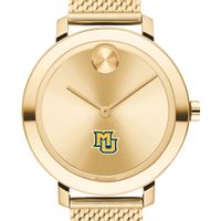 Marquette Women's Movado Bold Gold with Mesh Bracelet