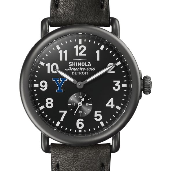 Yale Shinola Watch, The Runwell 41mm Black Dial - Image 1