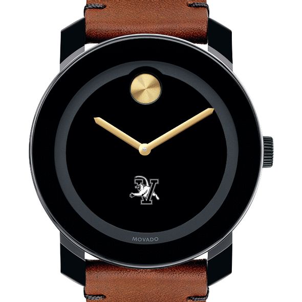 University of Vermont Men's Movado BOLD with Brown Leather Strap - Image 1