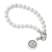 UConn Pearl Bracelet with Sterling Silver Charm