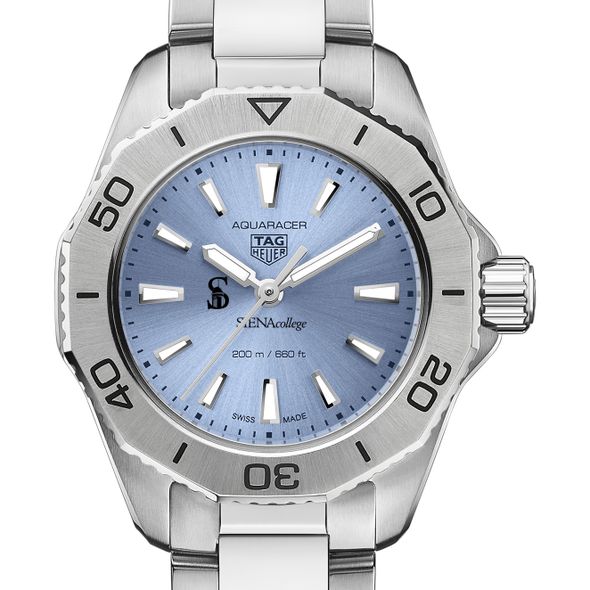 Siena Women's TAG Heuer Steel Aquaracer with Blue Sunray Dial - Image 1
