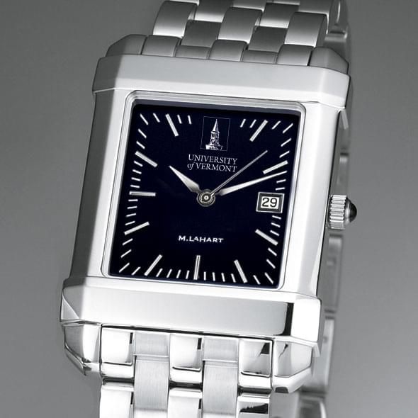 UVM Men's Black Steel Quad with Bracelet