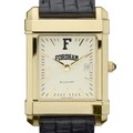 Fordham Men's Gold Quad with Leather Strap - Image 1