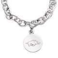 Arkansas Razorbacks Sterling Silver Charm Bracelet - Image 2