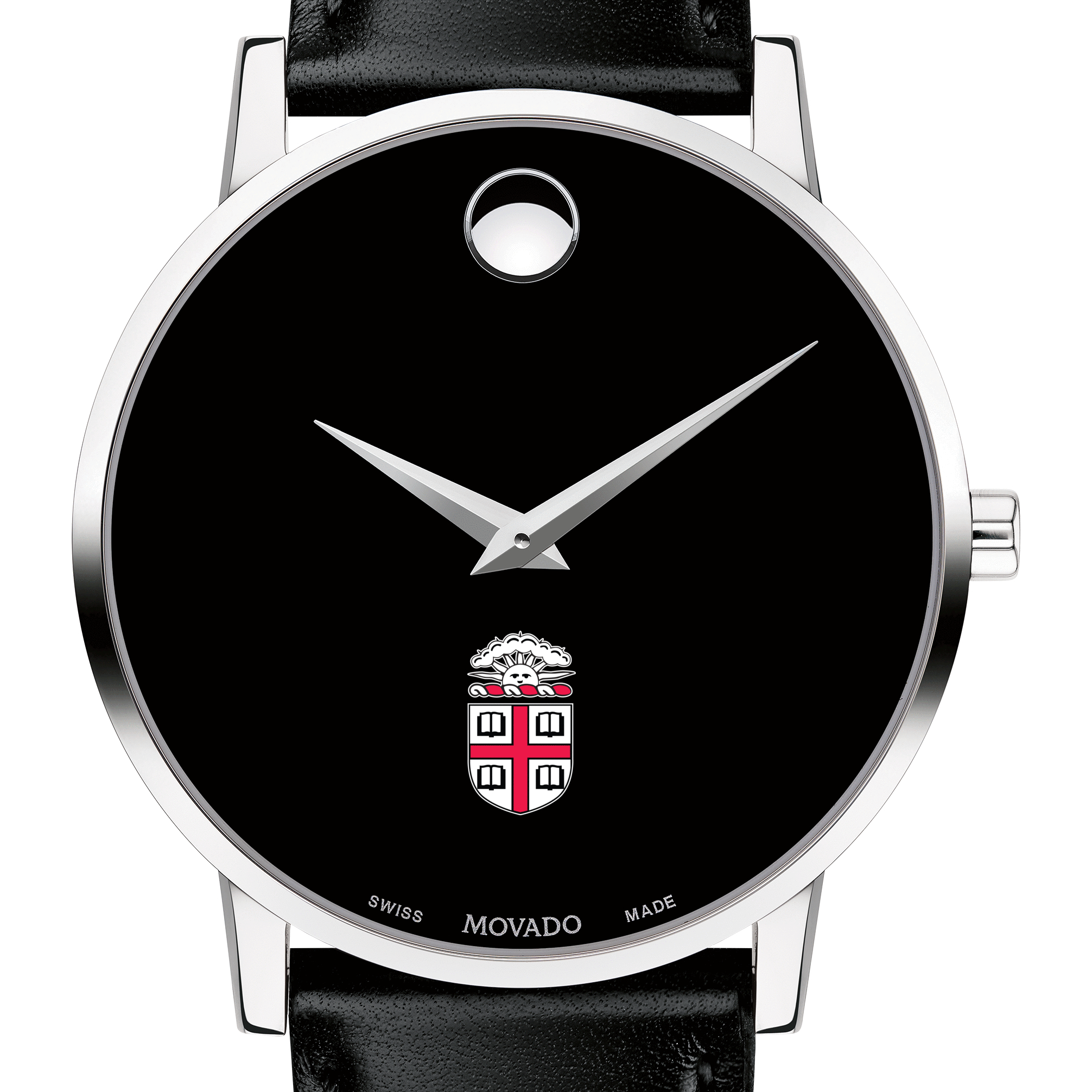 Brown Men's Movado Museum with Leather Strap