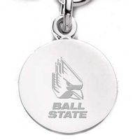 Ball State Sterling Silver Charm