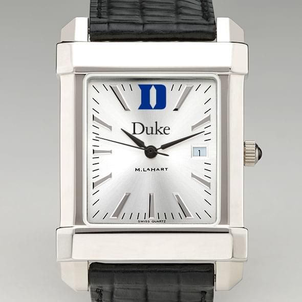 Duke Men's Collegiate Watch with Leather Strap - Image 1