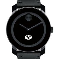 BYU Men's Movado BOLD with Leather Strap