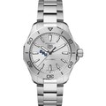 Oral Roberts Men's TAG Heuer Steel Aquaracer with Silver Dial - Image 2