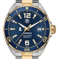 click to view Loyola Men's TAG Heuer Two-Tone Formula 1 with Blue Dial & Bezel - Image 1
