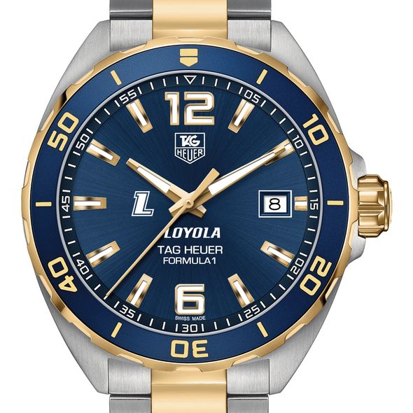 Loyola Men's TAG Heuer Two-Tone Formula 1 with Blue Dial & Bezel - Image 1