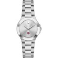 Texas A&M Women's Movado Collection Stainless Steel Watch with Silver Dial - Image 2