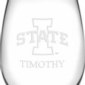 Iowa State Stemless Wine Glasses Made in the USA - Set of 2 - Image 3