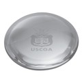 USCGA Glass Dome Paperweight by Simon Pearce - Image 2
