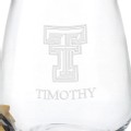 Texas Tech Stemless Wine Glasses - Set of 4 - Image 3