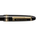 Miami University Montblanc Meisterstück LeGrand Ballpoint Pen in Gold - Image 2