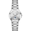 West Virginia Women's Movado Collection Stainless Steel Watch with Silver Dial - Image 2
