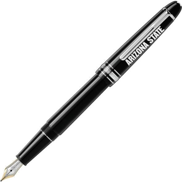 Arizona State Montblanc Meisterstück Classique Fountain Pen in Platinum
