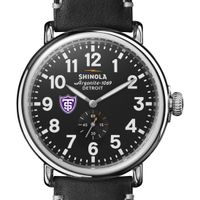 St. Thomas Shinola Watch, The Runwell 47mm Black Dial