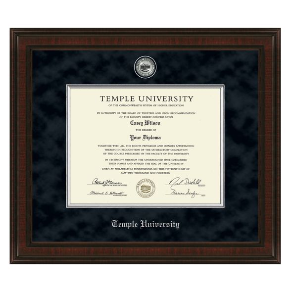 Temple Diploma Frame - Excelsior - Image 1