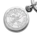 UVA Sterling Silver Insignia Key Ring - Image 2