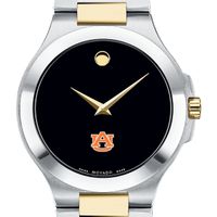Auburn Men's Movado Collection Two-Tone Watch with Black Dial