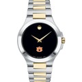 Auburn Men's Movado Collection Two-Tone Watch with Black Dial - Image 2