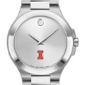 Illinois Men's Movado Collection Stainless Steel Watch with Silver Dial - Image 1