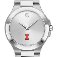 Illinois Men's Movado Collection Stainless Steel Watch with Silver Dial