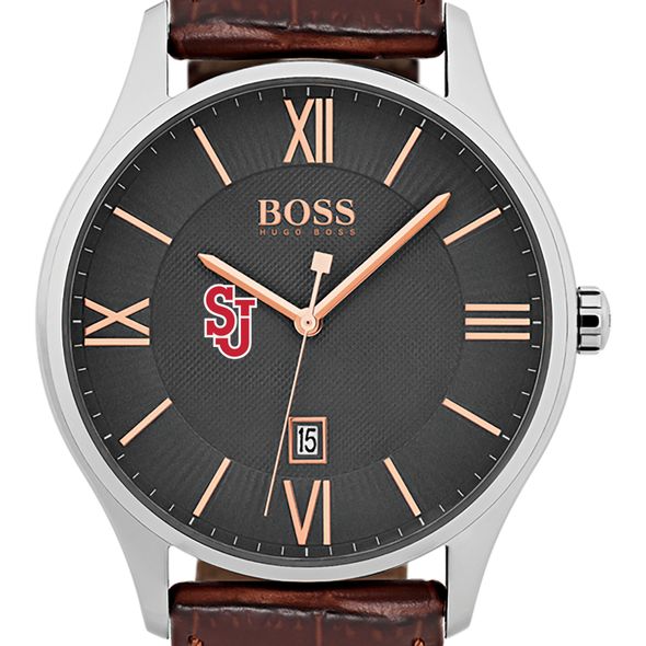 St. John's University Men's BOSS Classic with Leather Strap from M.LaHart