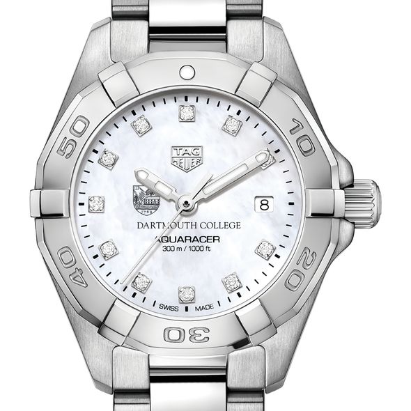 Dartmouth College W's TAG Heuer Steel Aquaracer w MOP Dia Dial