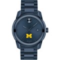 University of Michigan Men's Movado BOLD Blue Ion with Date Window - Image 2