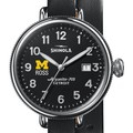 click to view Michigan Ross Shinola Watch, The Birdy 38mm Black Dial - Image 1