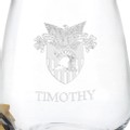 West Point Stemless Wine Glasses - Set of 2 - Image 3