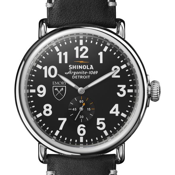 Emory Shinola Watch, The Runwell 47mm Black Dial - Image 1