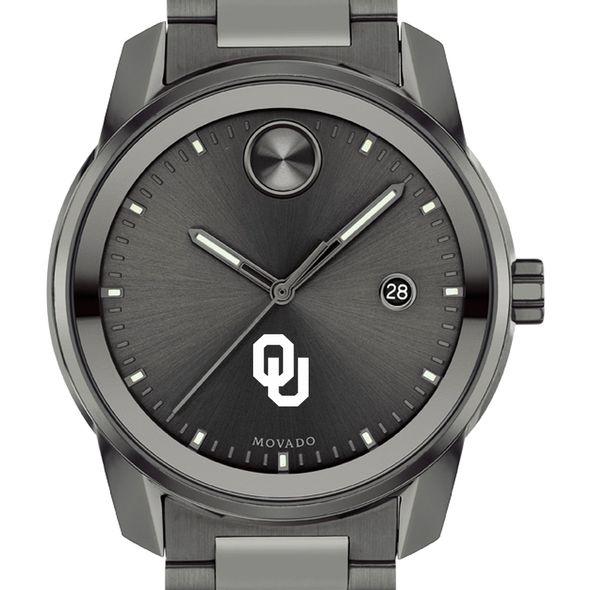 University of Oklahoma Men's Movado BOLD Gunmetal Grey with Date Window