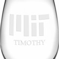 MIT Stemless Wine Glasses Made in the USA - Set of 4 - Image 3