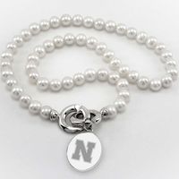 Nebraska Pearl Necklace with Sterling Silver Charm